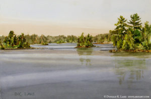 From Washington Island Boundary Waters Minnesota